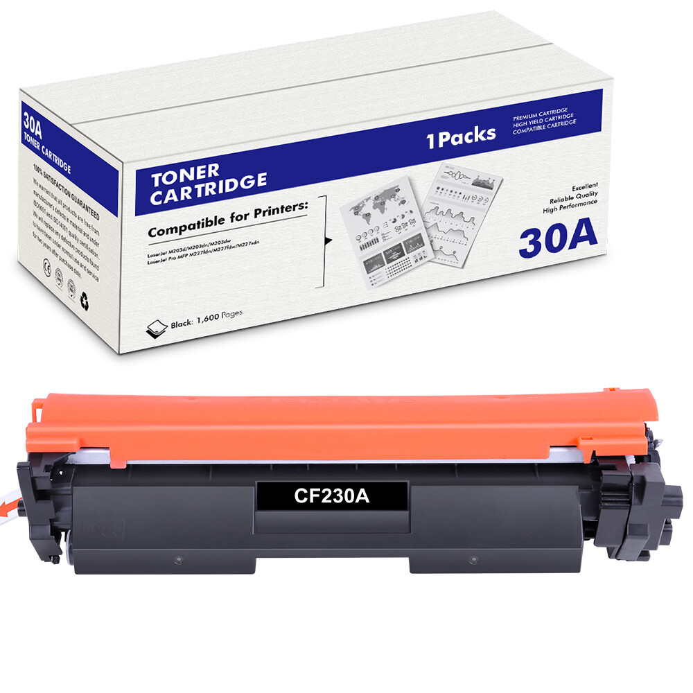 1 Pack CF230A Toner Cartridge For HP 30A LaserJet Pro M203dw MFP M227fdw M227fdn
