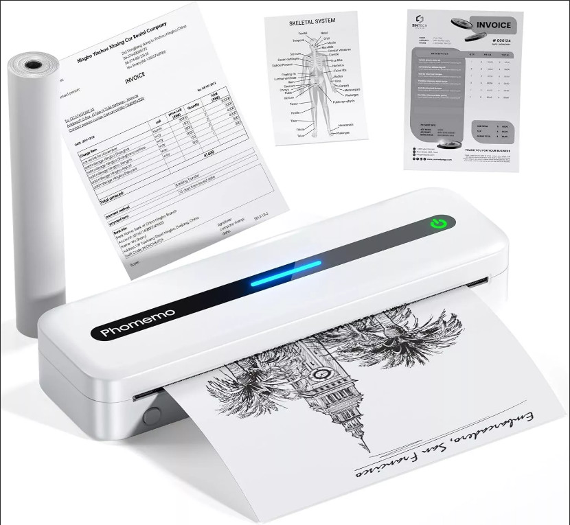 Phomemo M832 A4 Portable Printer Wireless Bluetooth Thermal Printer LOT