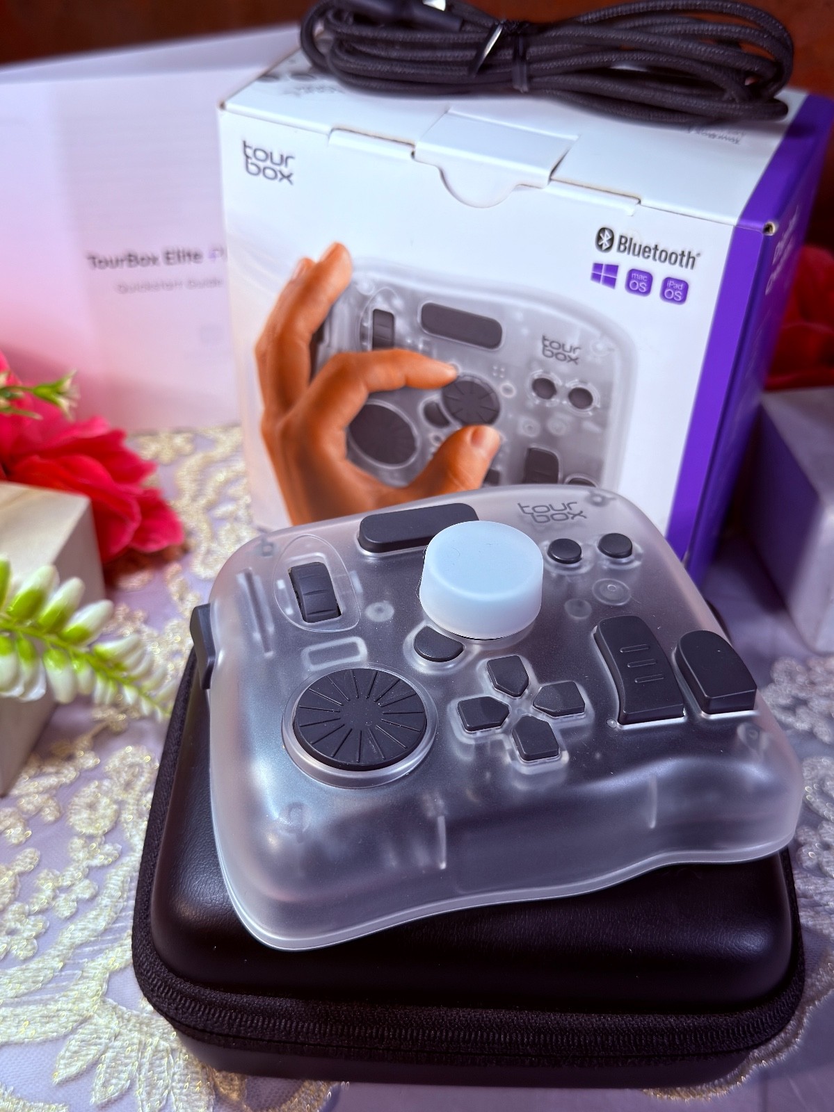 TourBox Elite Plus TBEP Bluetooth Creative Controller iPad Mac PC NEW Open Box