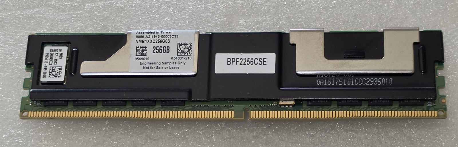 Intel Optane 200 Barlow Pass 256GB NMB1XXD256G0S Persistent Memory