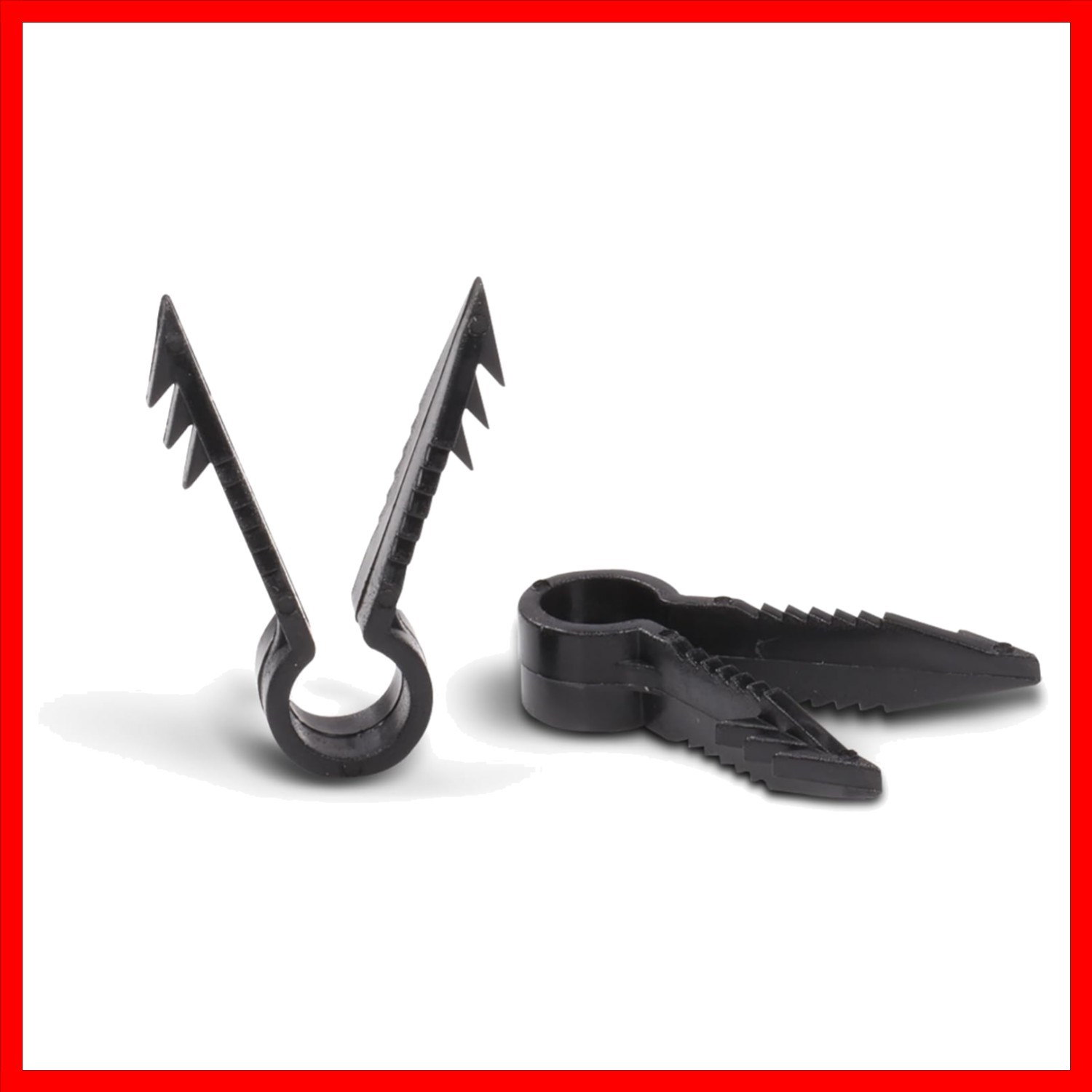 Ethernet and Coaxial Cable Clips for Stucco, Drywall, Brick, Concrete - Push-...