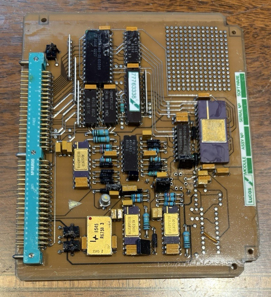 Rare Vintage Lucas Mil Spec Circuit Boards AD Motorola 1
