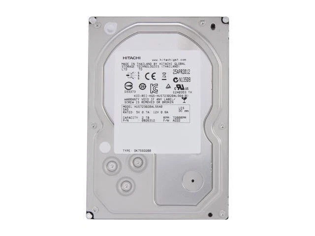 Hitachi Ultrastar 2TB SAS HUS723020ALS640 7200RPM 64MB CACHE 3.5" HGST 2000