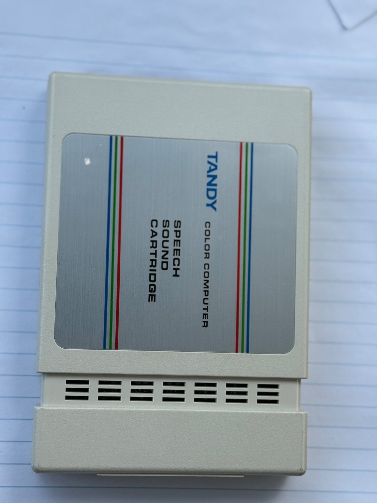 Tandy TRS-80 CoCo Speech Sound Cartridge 26-3144A Color Computer Untested