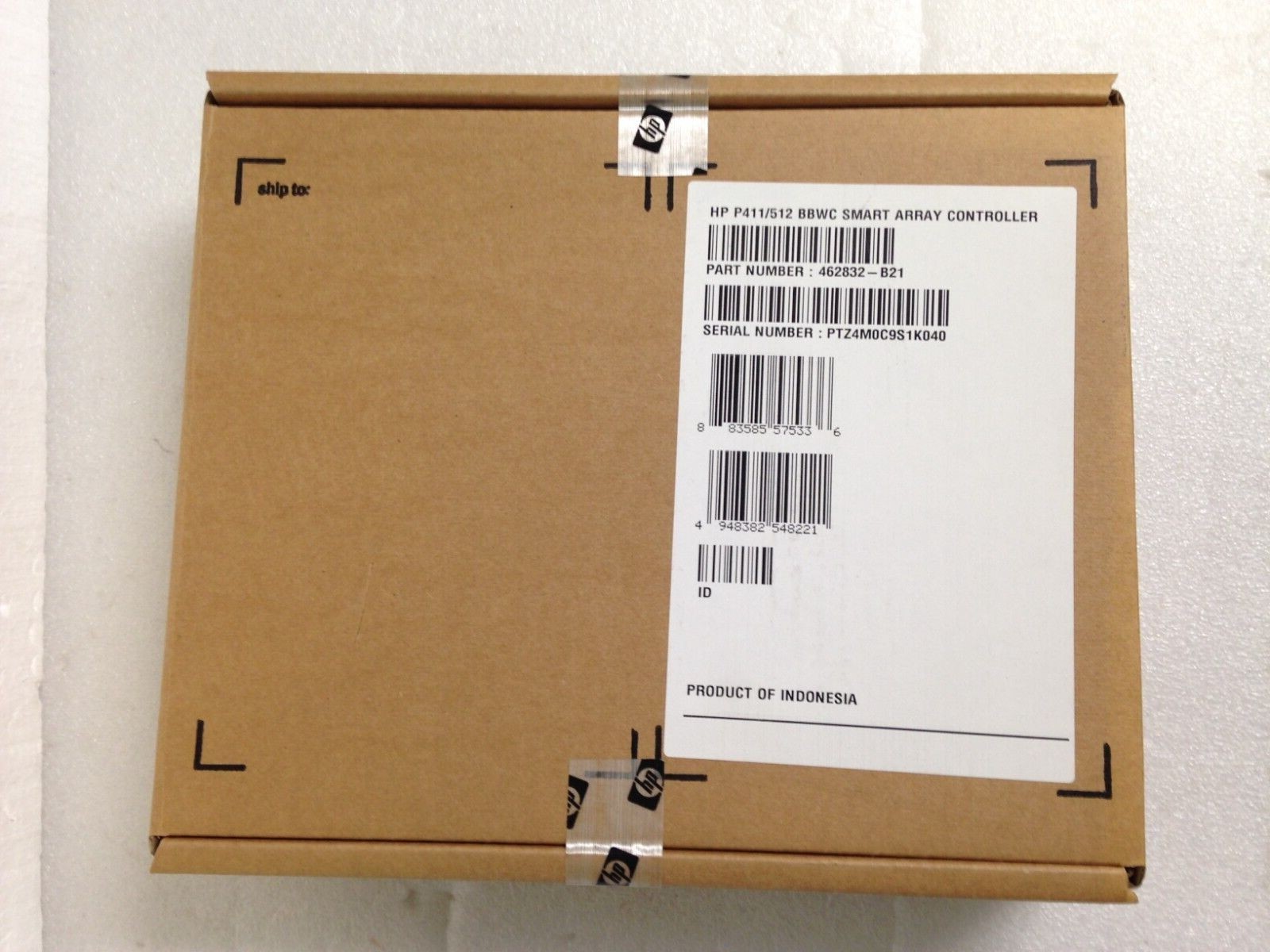 HP 462832-B21 HP P411/512 BBWC Smart Array Controller ( NEW Sealed )