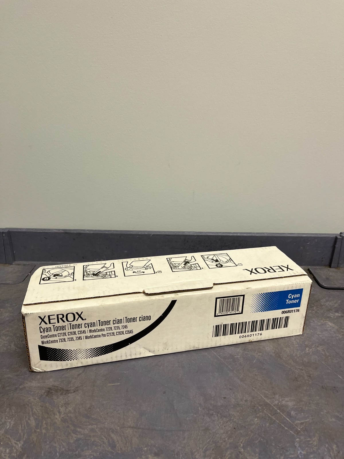 Genuine Xerox 006R01176 (6R1176) Cyan Toner - NEW SEALED