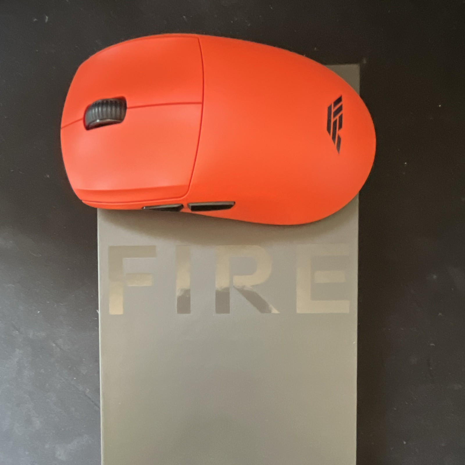 FLICK FIRE Gaming Mouse Orange Wired Optical 12000 DPI 6 Button Side Buttons