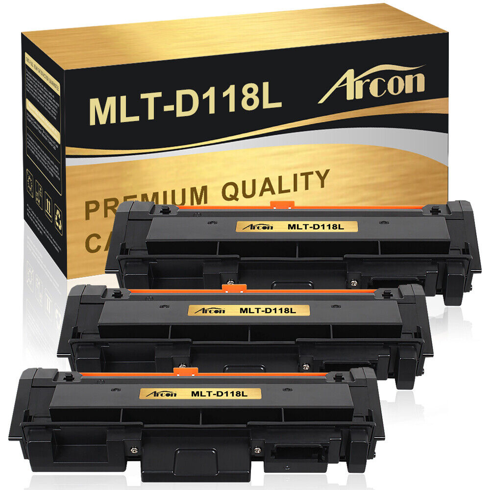 3 Black MLT-D118L MLTD118L HY Toner Cartridge for Samsung Xpress M3015DW M3065FW