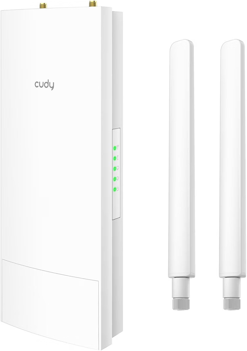 Cudy AC1200 Wi-Fi 5 Fast Port Outdoor Access Point, IP65, AP1200 Outdoor WiFi