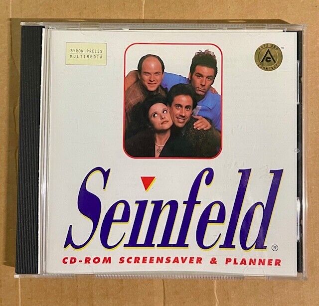 Seinfeld CD-ROM Screensaver & Planner - 1994 Full Version For Hardware Bundle 