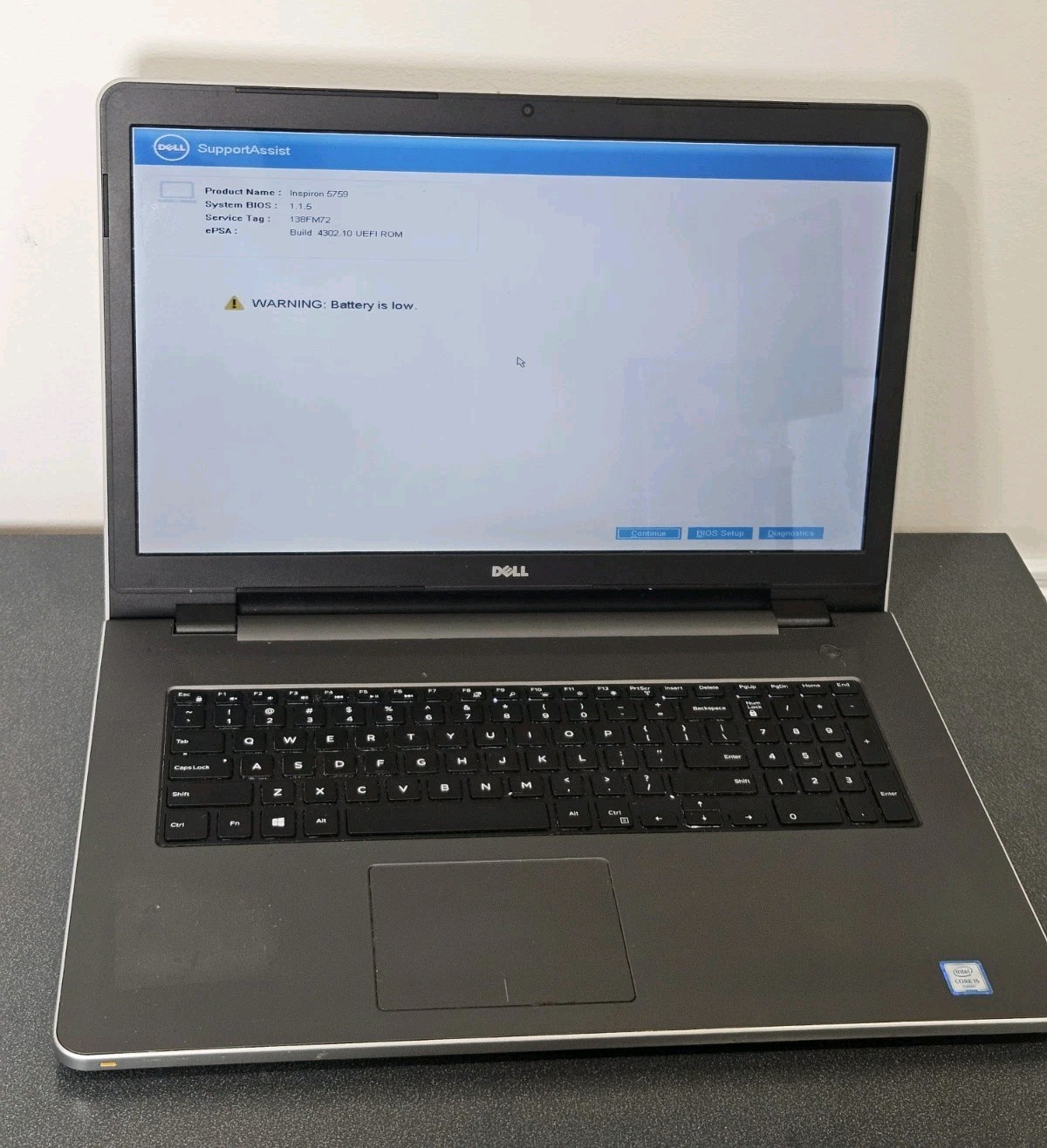 Dell Inspiron 5759 17.3" Laptop - Core i5-6200U / 8GB  / 1TB HDD