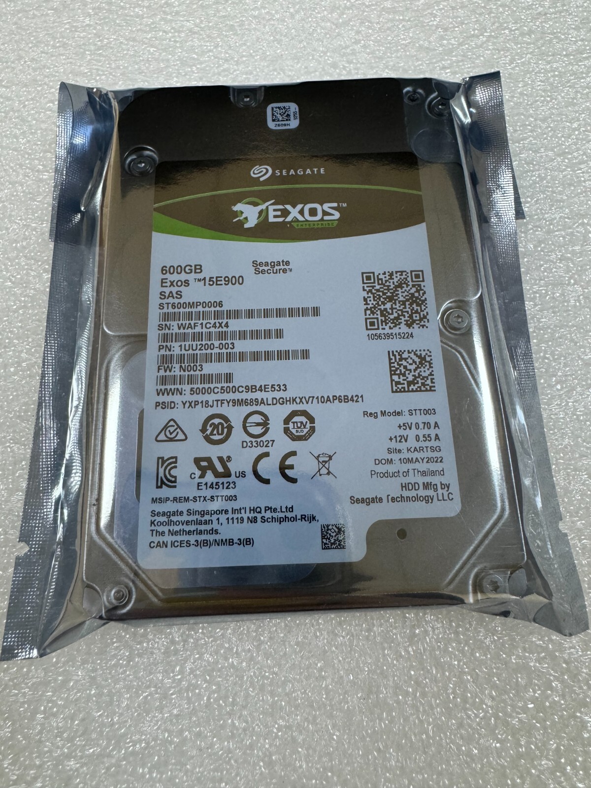 New ST600MP0006 SEAGATE 600GB 12Gbs 256MB 15K 2.5'' SAS Hard Drive 100% genuine-