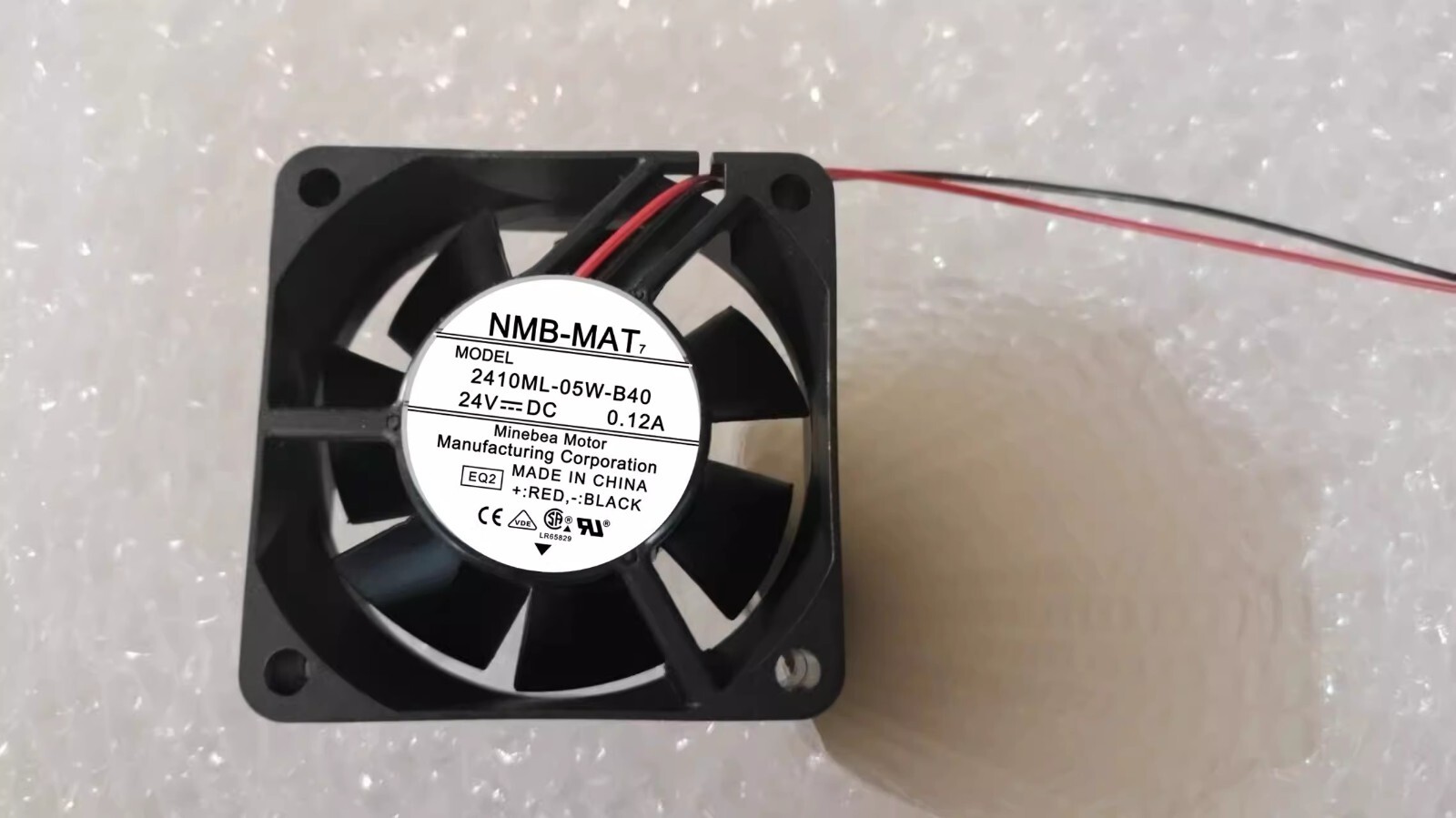 NMB 2410ML-05W-B40 6025 DC24V 0.12A 6CM Inverter Cooling Fan