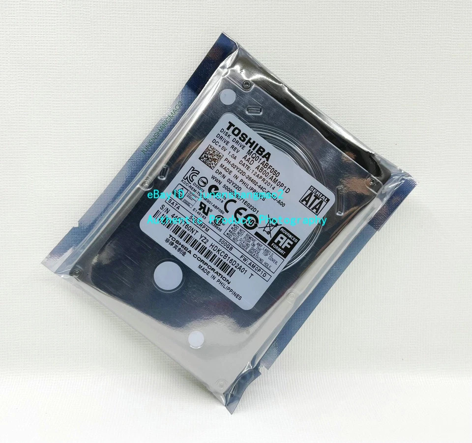 Toshiba 500GB 7MM Thick 5400RPM 2.5" MQ01ABF050 Laptop Internal Hard Drive