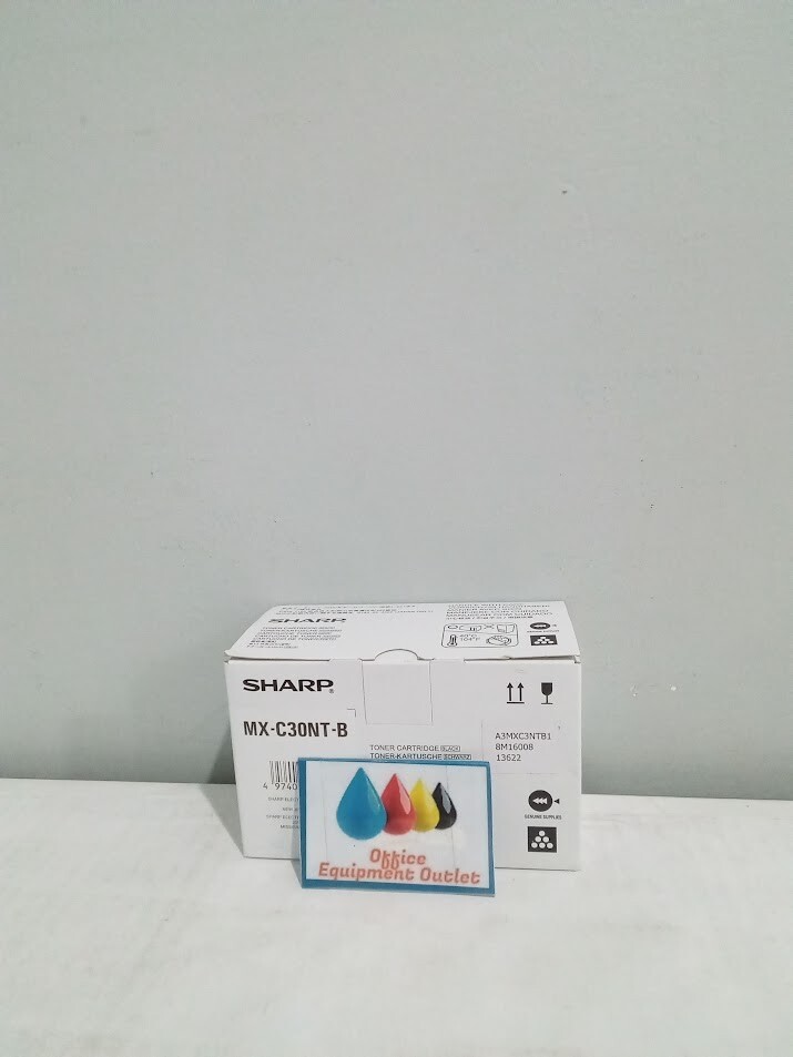 Sharp MX-C30NT-B MX-C30NTB Black Toner Cartridge