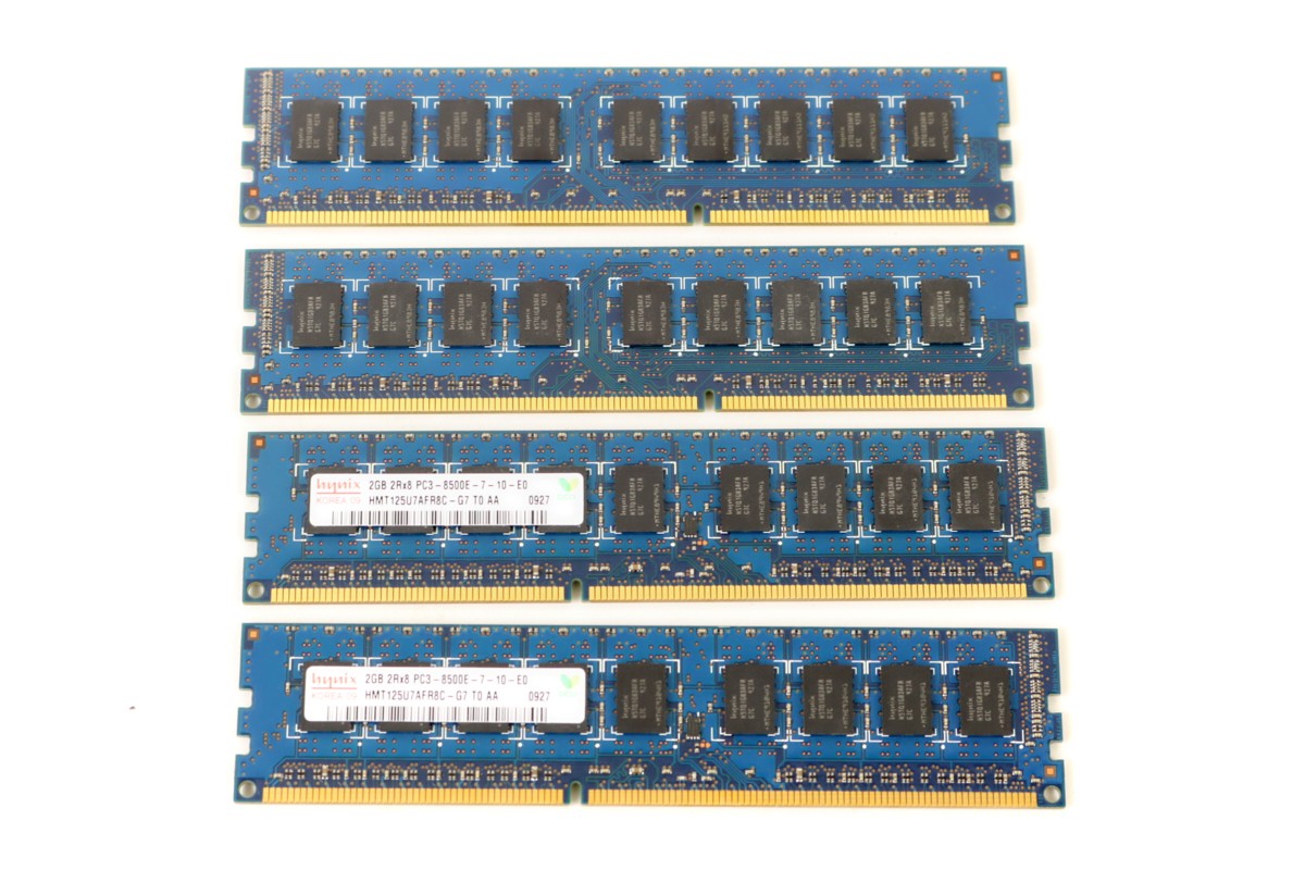 Hynix 8GB (4 x 2GB) DDR3 1066 ECC Memory Kit HMT125U7AFR8C | 1yr Warr, Fast S...