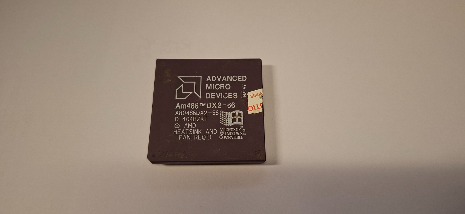 486DX2-66 AMD Am486DX2-66 A80486DX2-66 5V Vintage CPU GOLD