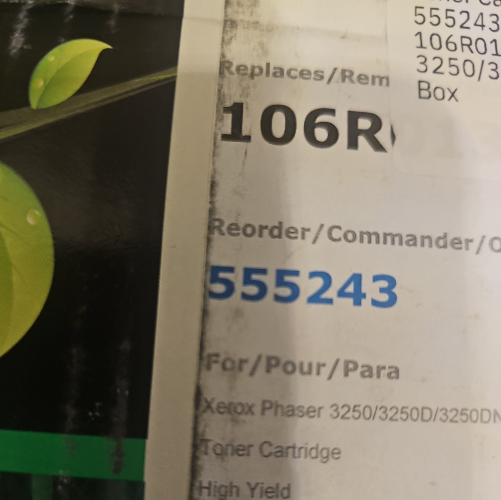 NEW US Compatible Xerox 106R01374 HY Black Toner phaser 3250 3250D 3250DN STOCK