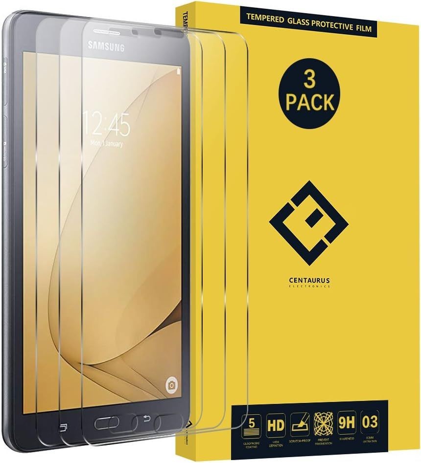 3 Packs Galaxy Tab A 7.0 Screen Protector Anti-Glare 9H Tempered Glass Film