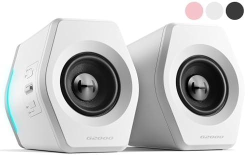 Edifier G2000 Gaming Speakers for PC Compact 2-Piece Set White [NEW]
