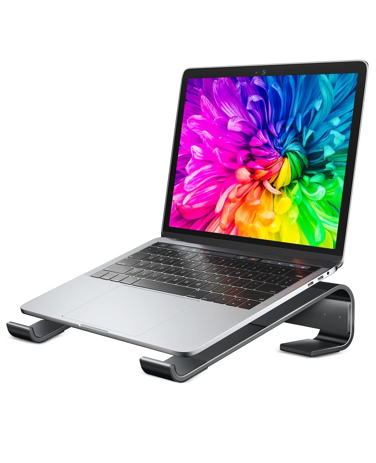 Laptop Stand for Desk, Ergonomic Detachable Laptop Riser, Aluminum MacBook St...