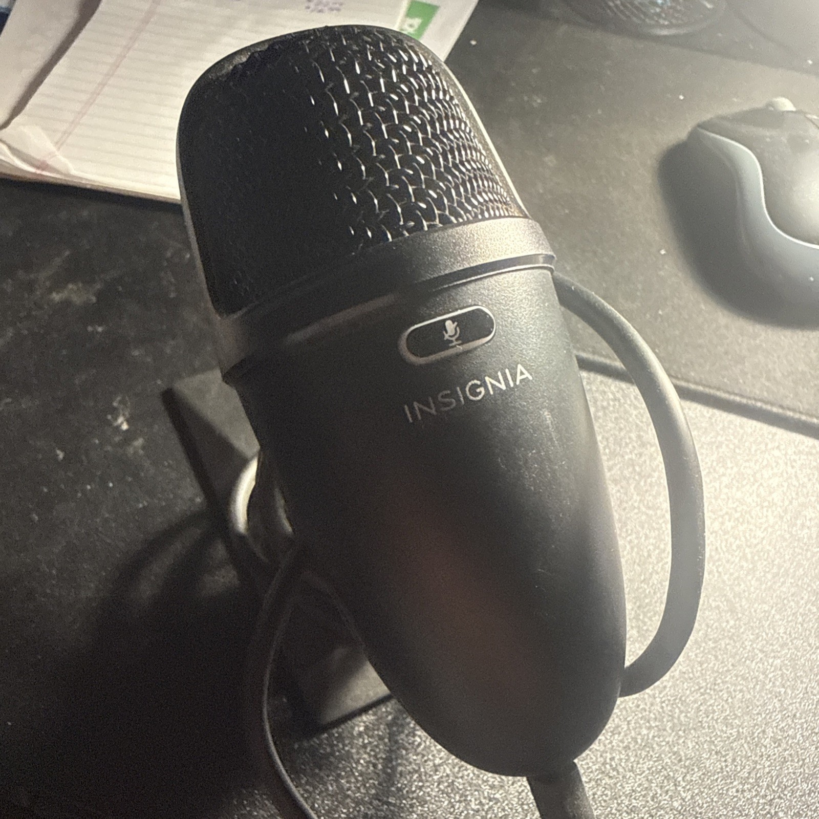 Insignia USB Microphone Black (NS-CBM19) Tested