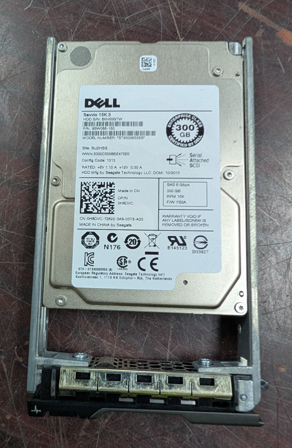 🤪 DELL SAVVIO 15K.3 300 GB HARD DRIVE 9SW066-150