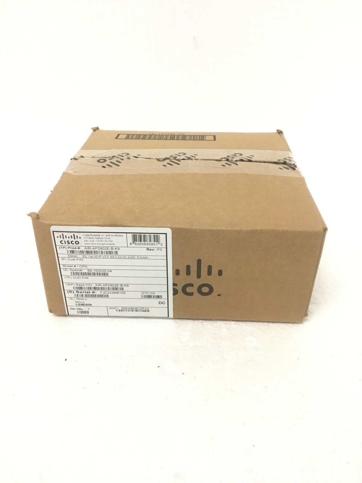 Brand New Sealed Cisco Aironet AIR-AP2802E-B-K9 | 802.11ac Wave 2, MORE AVAILABL
