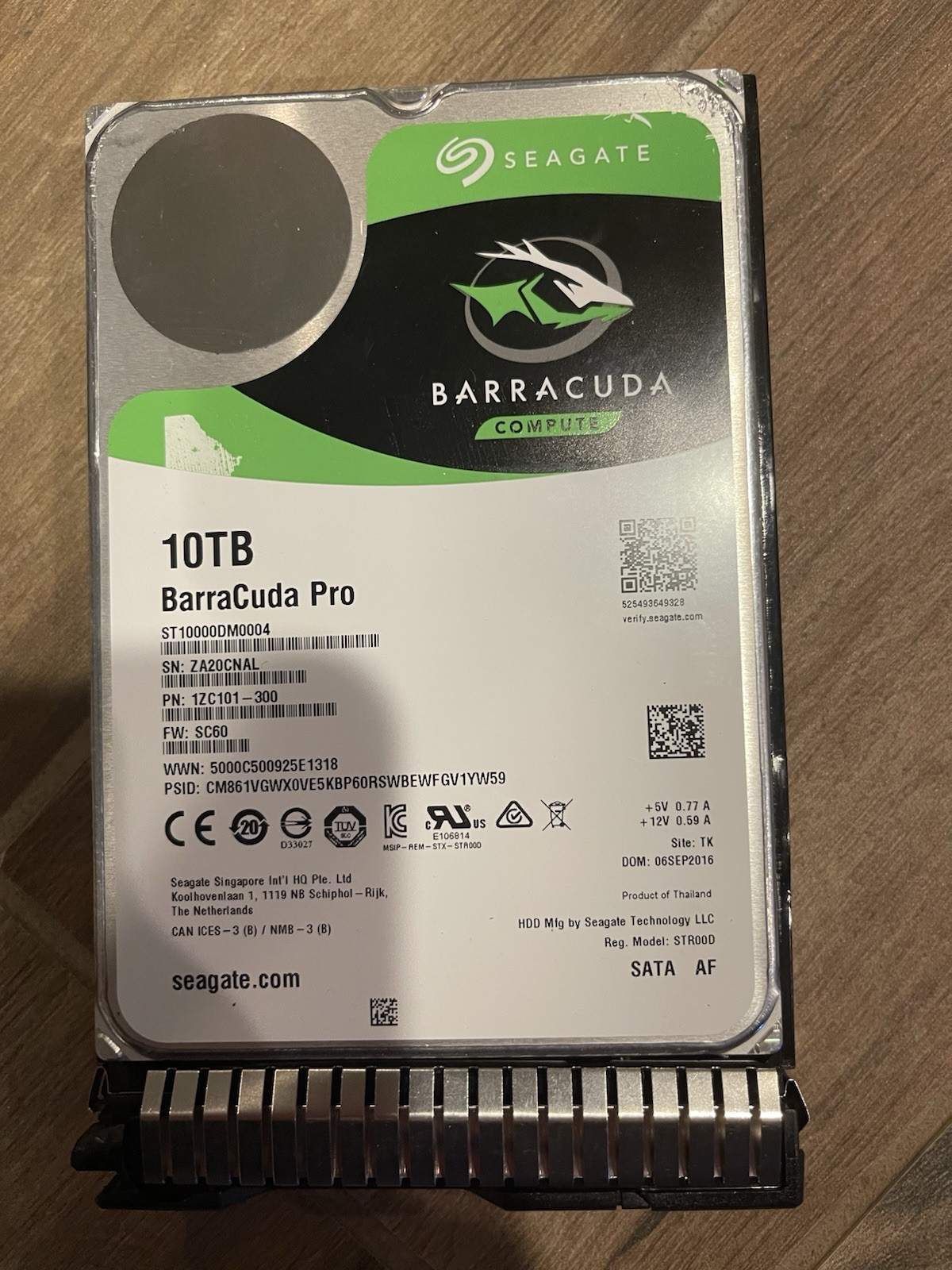 ST10000DM0004 Seagate Barracuda Pro 10TB 7.2K SATA 6Gbps 256MB 3.5” Hard Drive