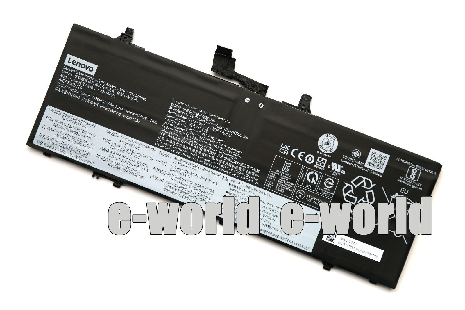 Genuine L22C4PF1 L22D4PF1 L22M4PF1 Battery for Lenovo Yoga Slim 6-14APU8 14IAP8