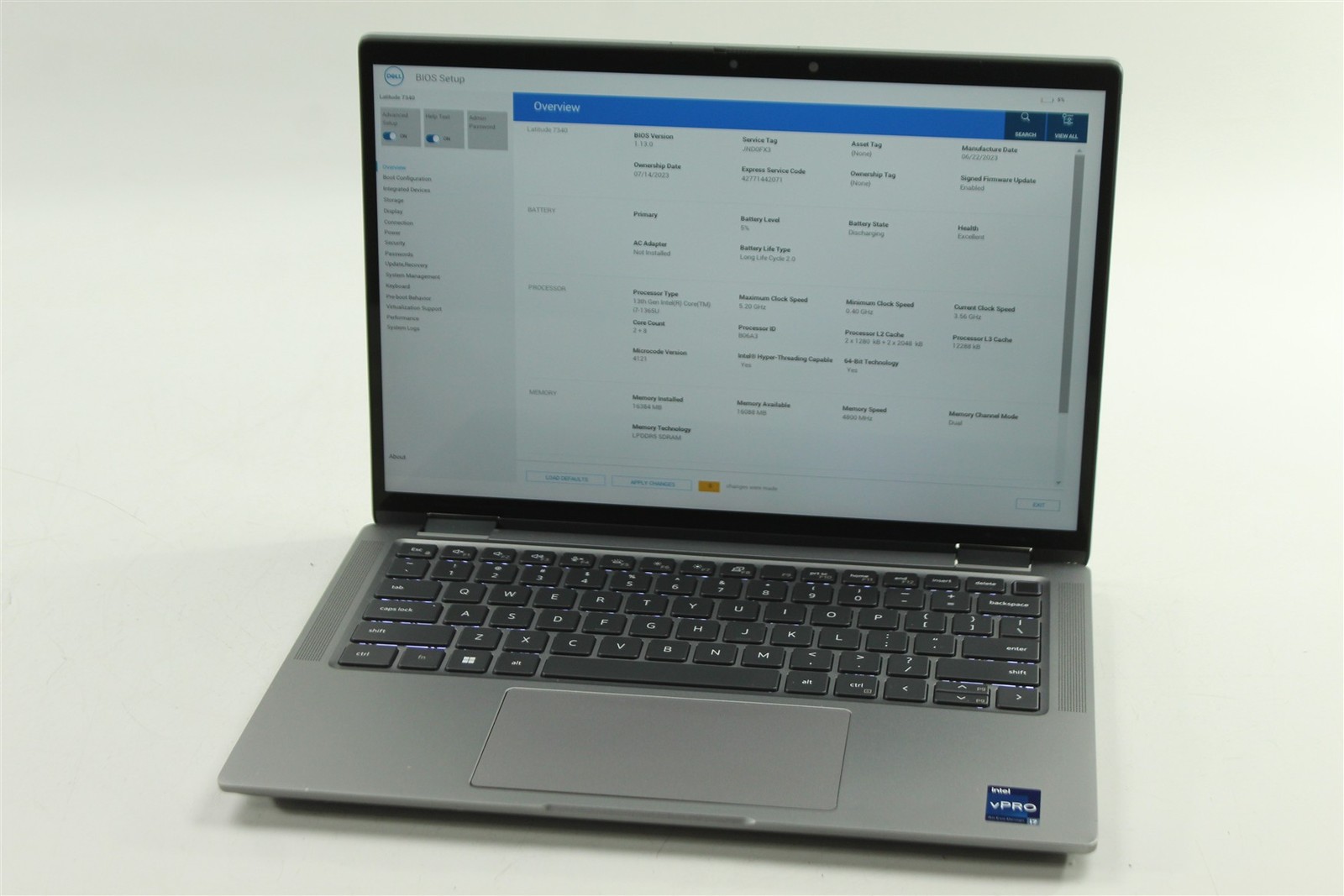 Dell Latitude 7340 i7-1365U 1.8GHz 13.3" QHD+ Touch 512GB SSD 16GB RAM W11P