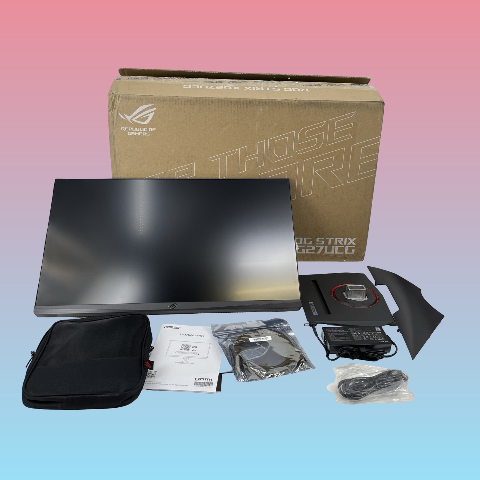 ASUS ROG Strix XG27UCG 27” 4K HDR Gaming Monitor 3840x2160 160Hz 1ms #NO4633