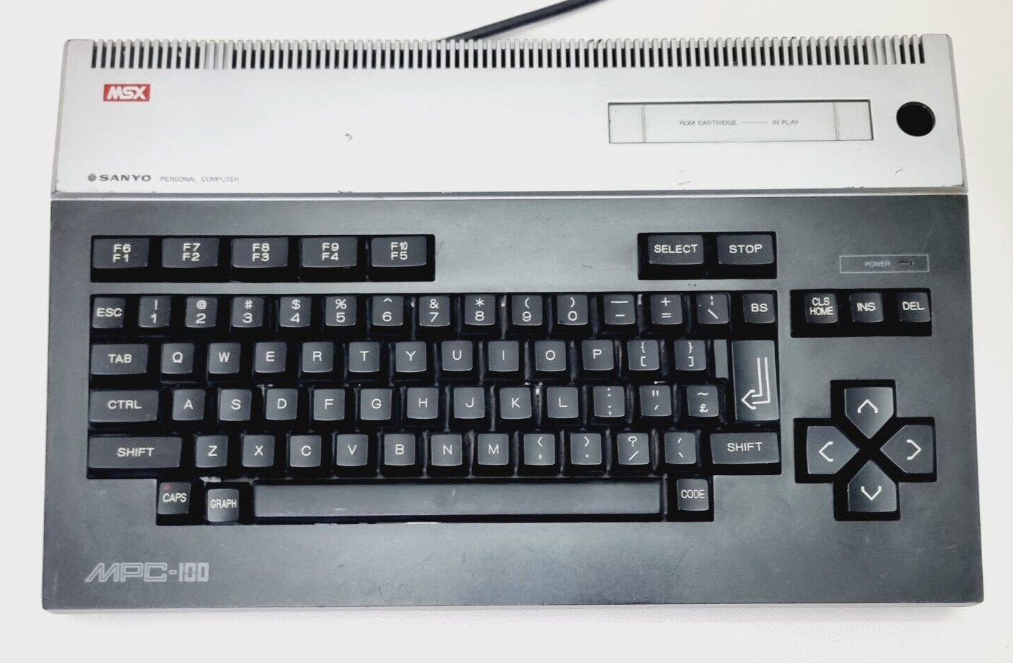 Vintage SANYO MSX Personal Computer MPC-100 - Super Rare - For parts only