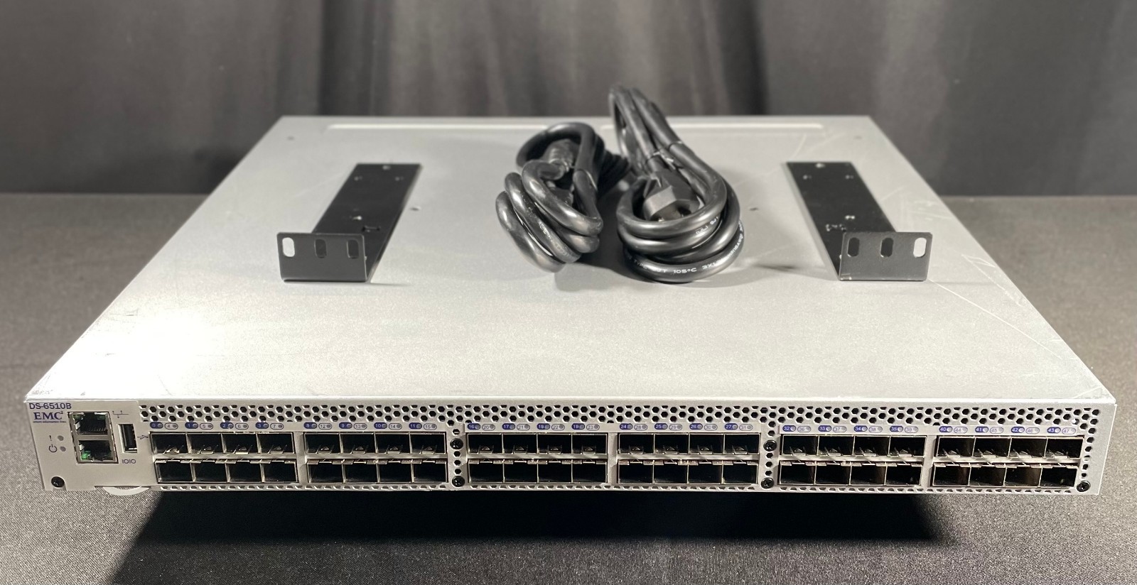 Brocade DS-6510B 48 Port 16Gb Fibre Channel SAN Switch w/ 2x AC