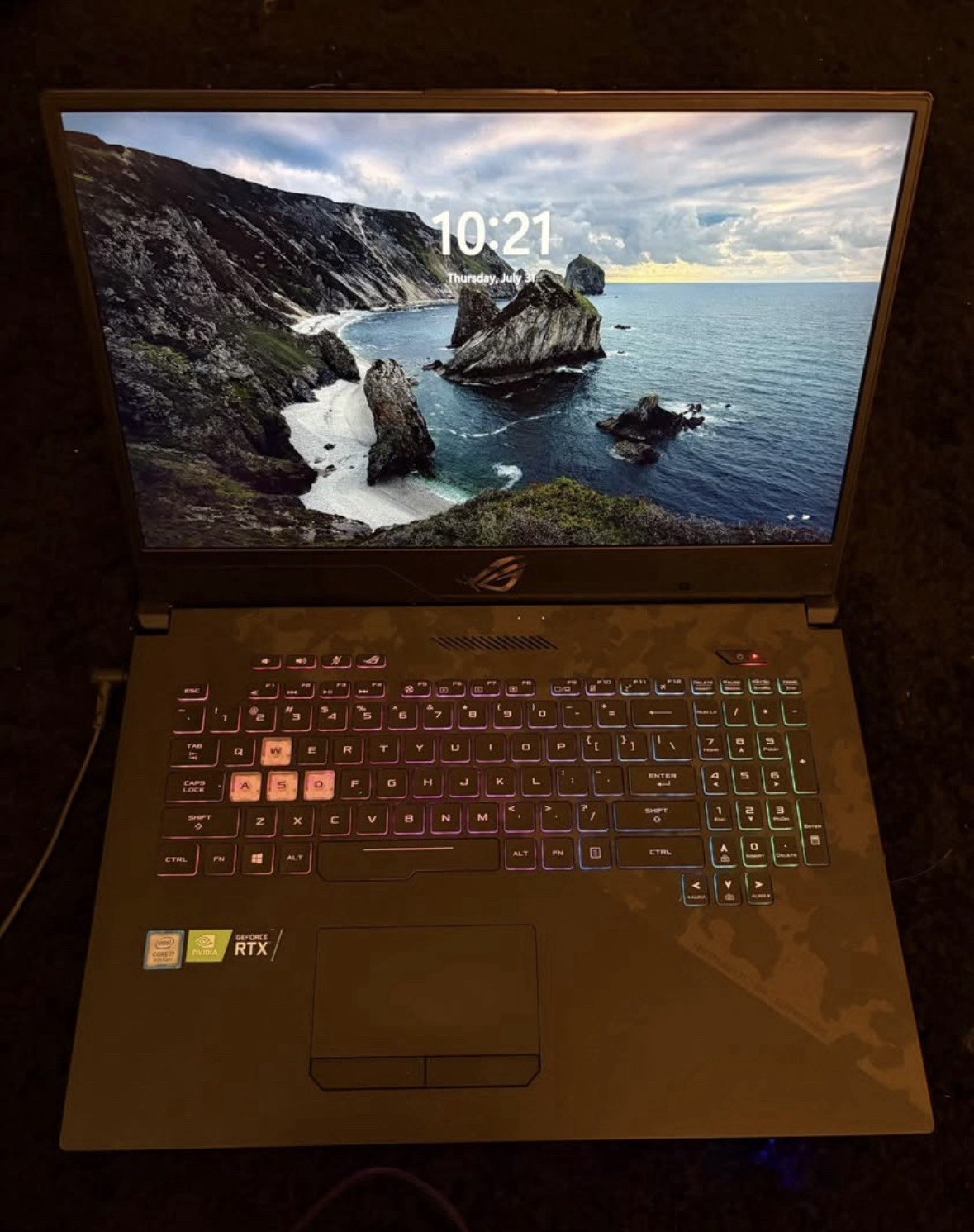 2020 Asus ROG Strix 17 Laptop with External Fan & Charger Included