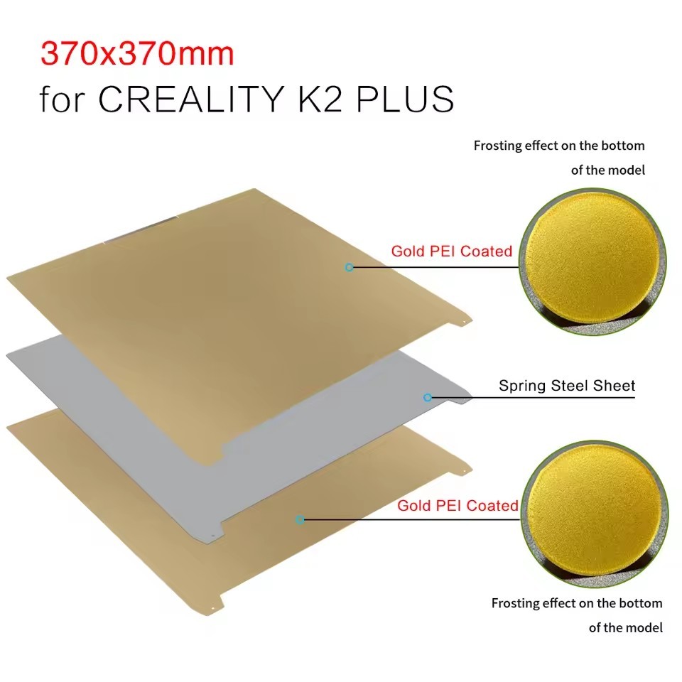 PEO PEY PEI PET Double-Sided Plate Sheet For Creality K2 plus 3D Printer Parts