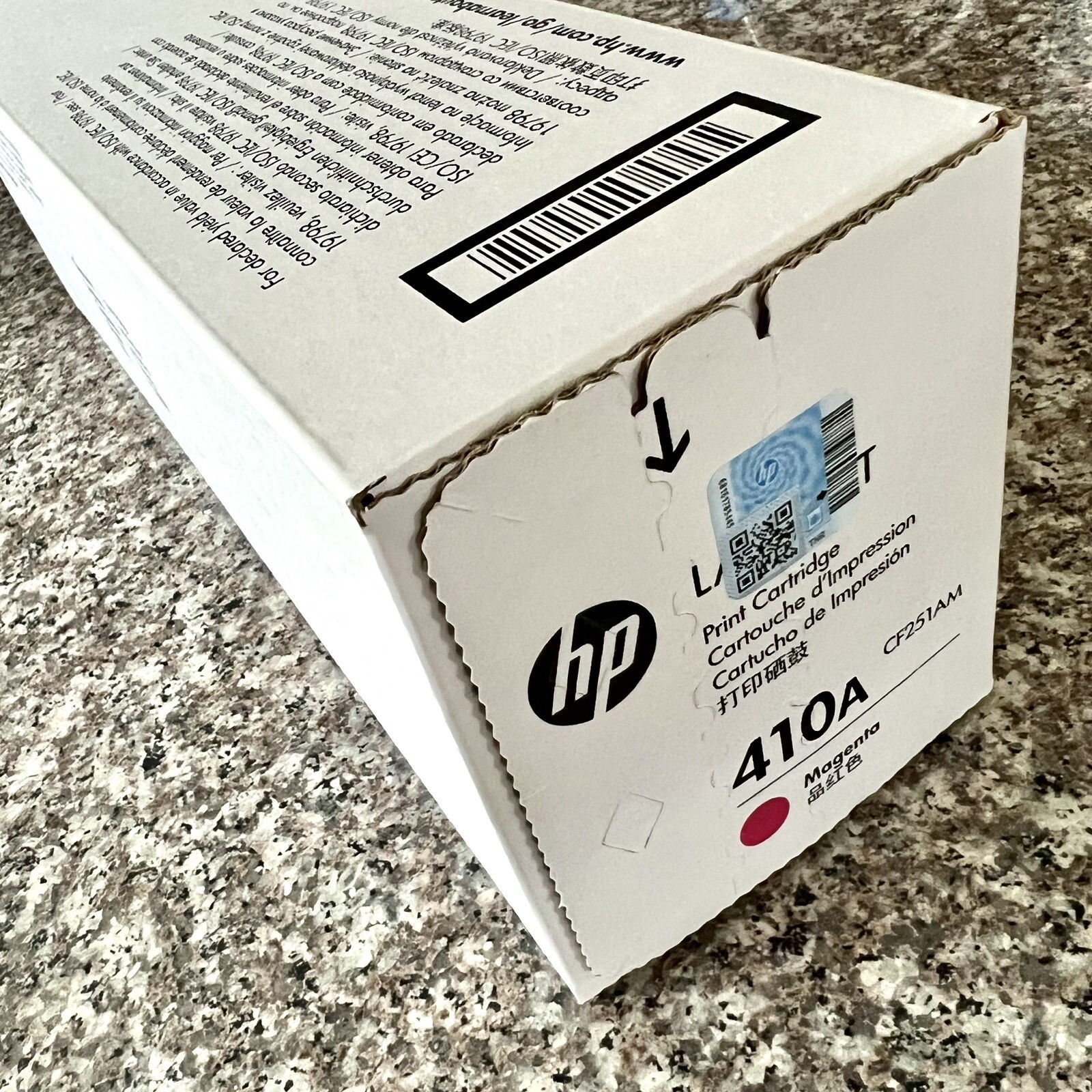 Genuine HP 410A CF413A Magenta Red Toner Cartridge OEM Sealed LaserJet New