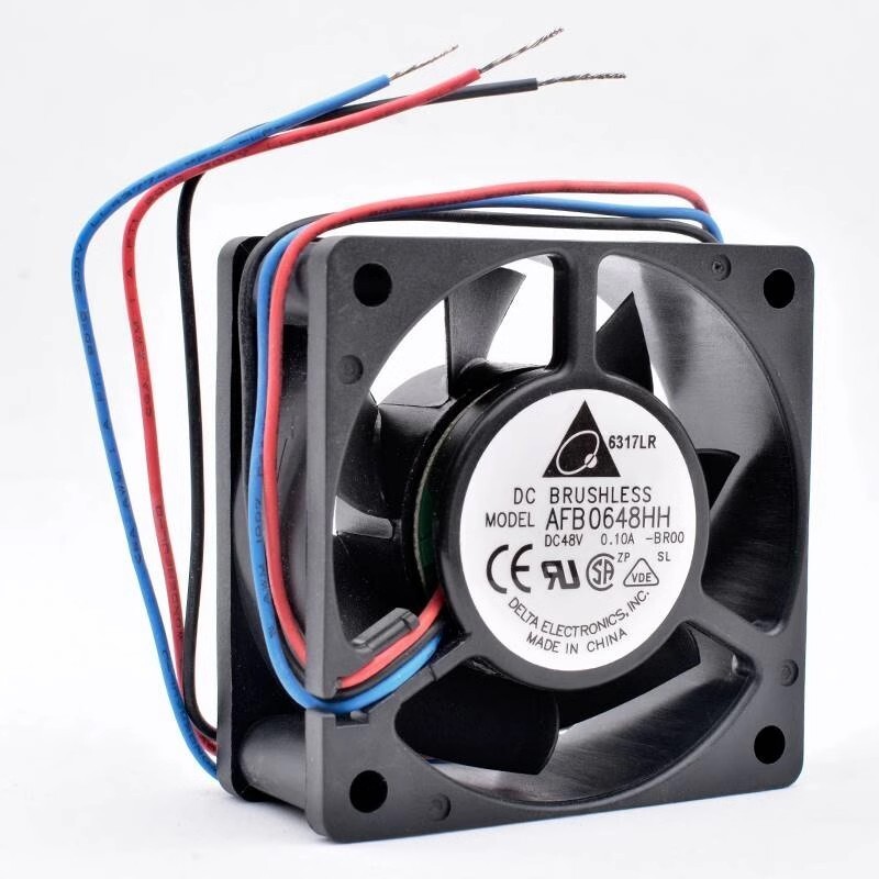 Delta AFB0648HH-BR00 6025 48V 0.10A 6cm 3pin Cooling Fan