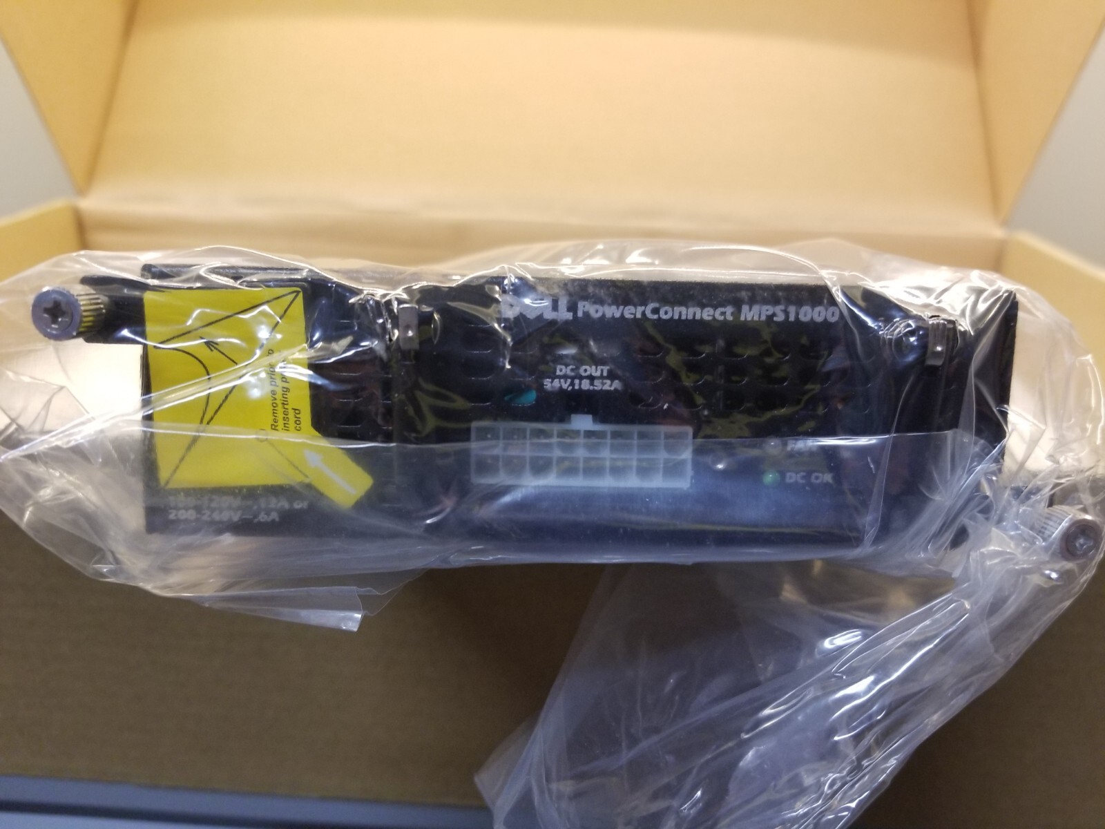 NEW Dell PowerConnect MPS1000 1000 Watt External Redundant Power Supply 0GCJVY