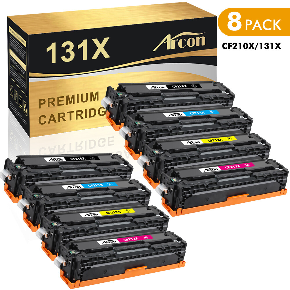 8x CF210A 131A Toner Compatible with HP Laserjet Pro 200 Color MFP M276nw M276n