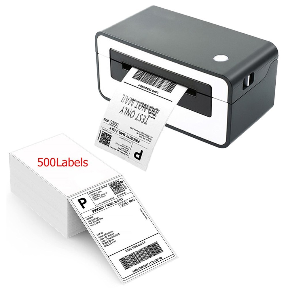Thermal Shipping Label Printer 4"X6" Address Label Maker for Shipping Lot +Label