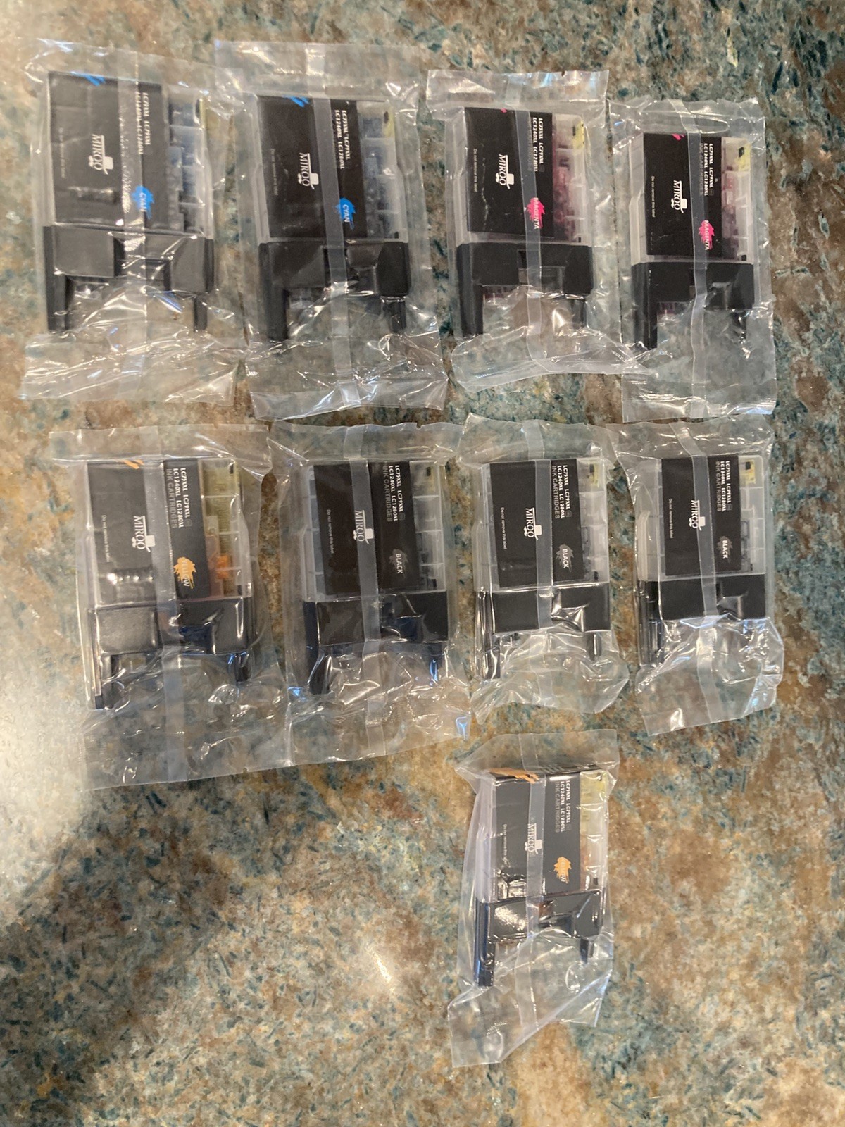 9-Pack Miroo LC75XXL Compatible Ink Cartridge 3 Black 2 Cyan 2 Yellow 2 Magenta