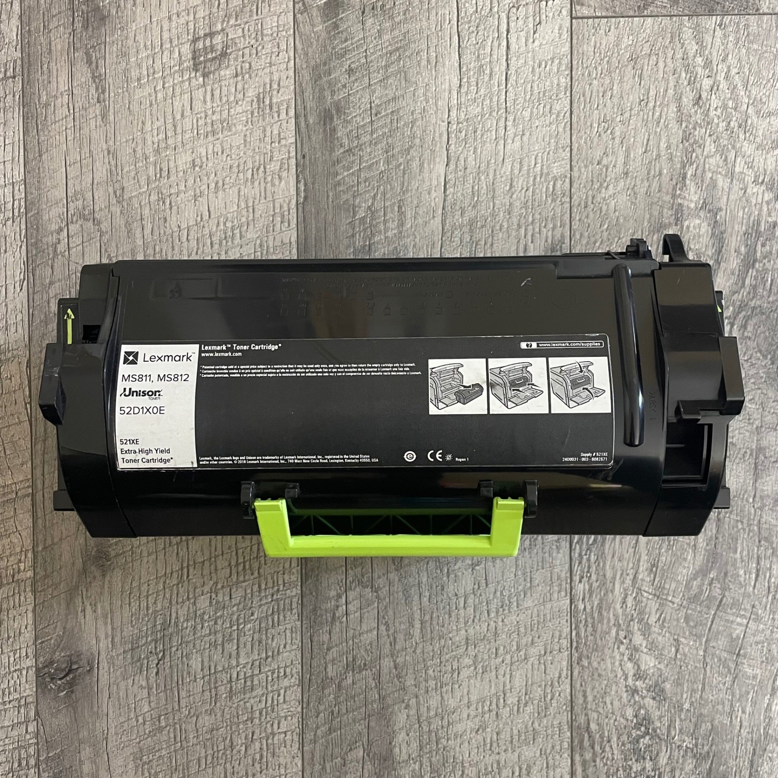 Lexmark 52D1X0E Extra High Yield Black Toner Cartridge MS811 MS812 521XE Unison