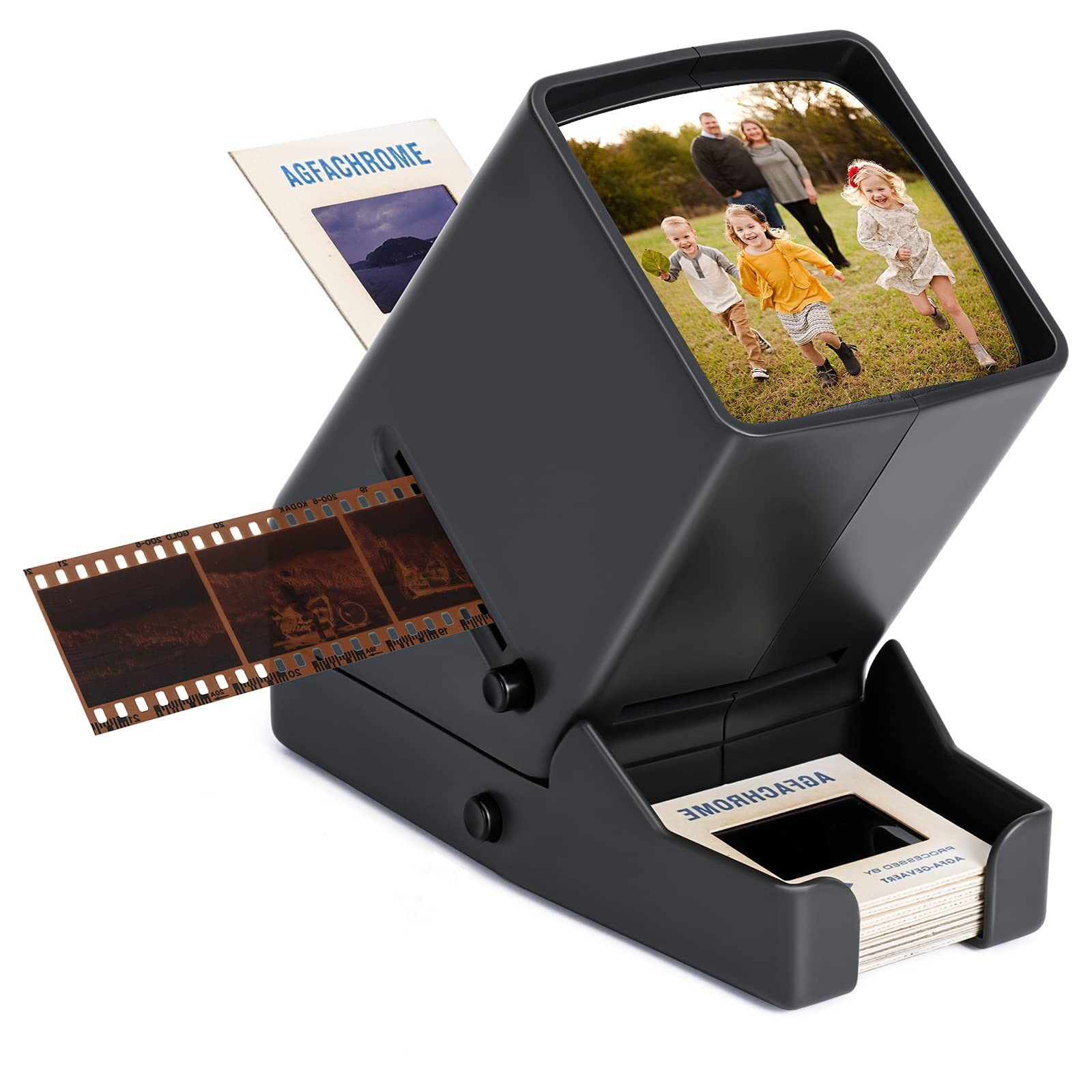 35mm Slide Viewer, Film Negative and Slide Viewer with 3X Magnification and LE