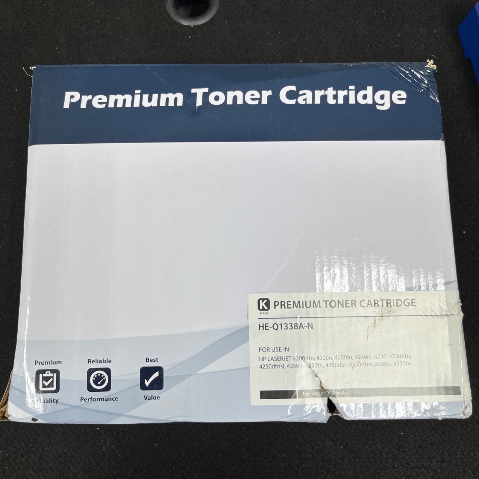 Premium HE Q1338A N BLACK TONER Cartridges for HP 4200 4200DTN 4200N 4200TN