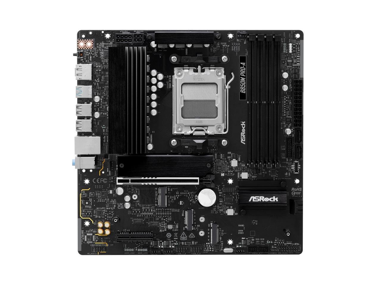 ASRock B850M Pro-A AM5 AMD B850 Micro ATX Motherboard