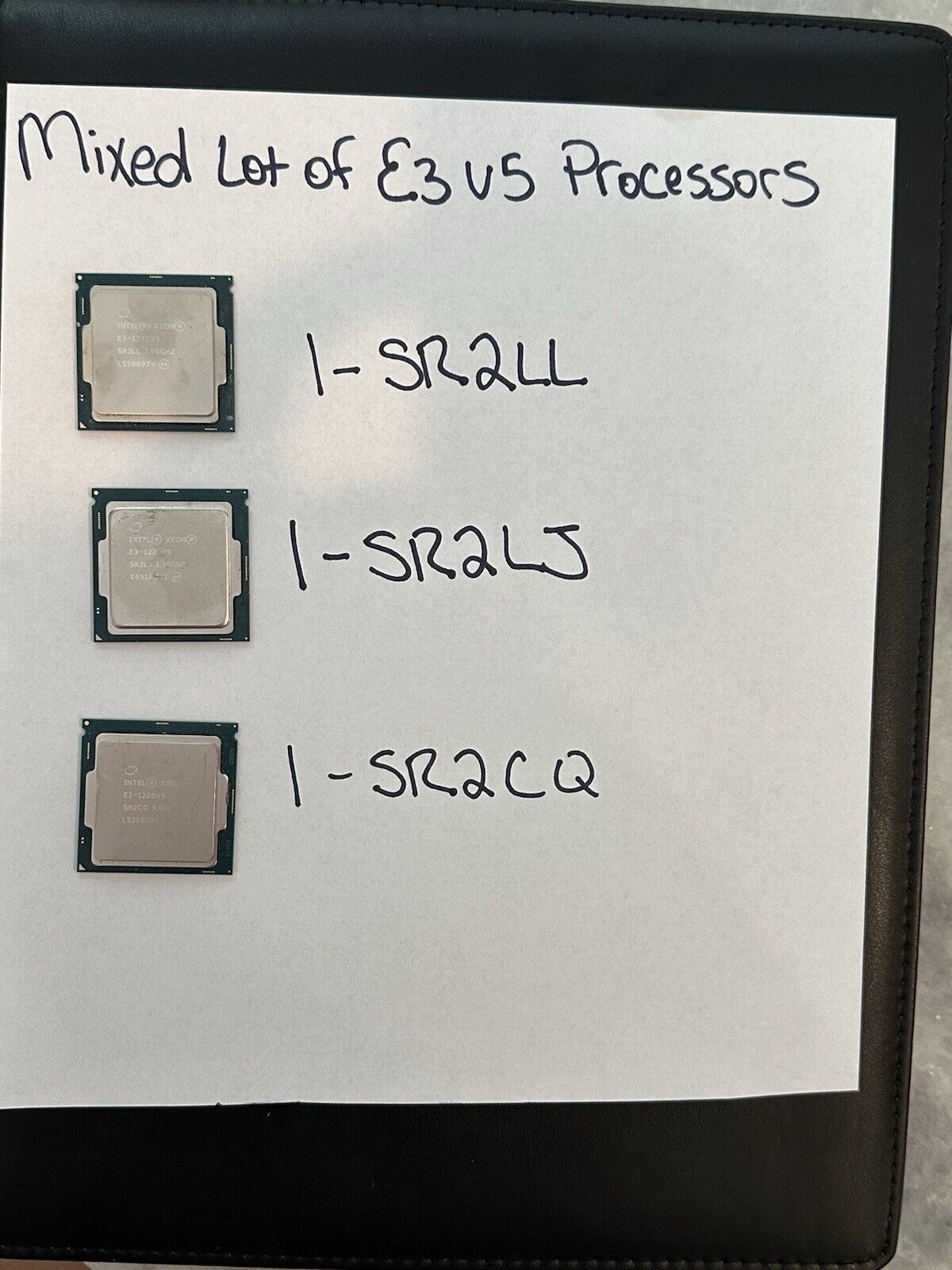 Mixed Lot Of 3 -Intel Xeon E3-CPU Processor SR2LL, SR2LJ, SR2CQ