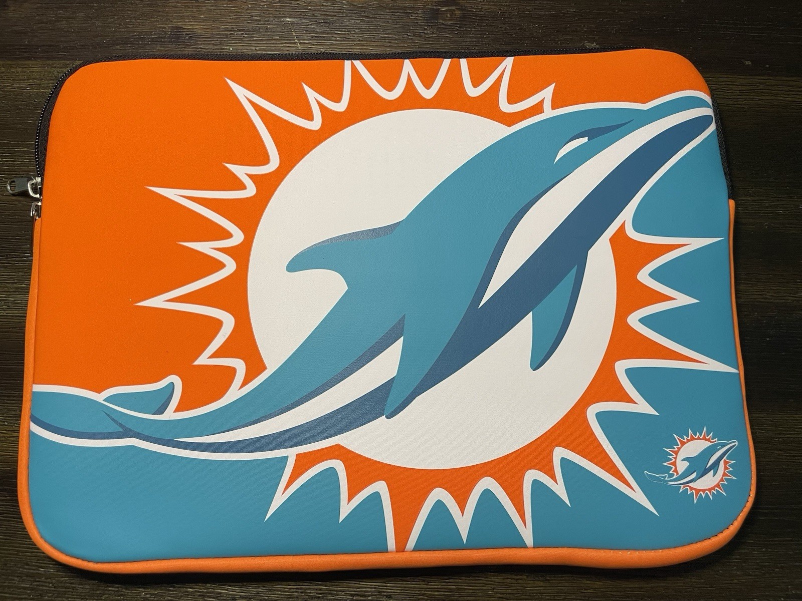 Miami Dolphins 15" Laptop Case FOCO Computer Sleeve