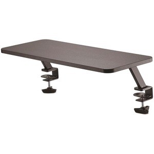 StarTech 25.6" Monitor Riser Clamp-on Shelf for Desk Black MNRISERCLMP