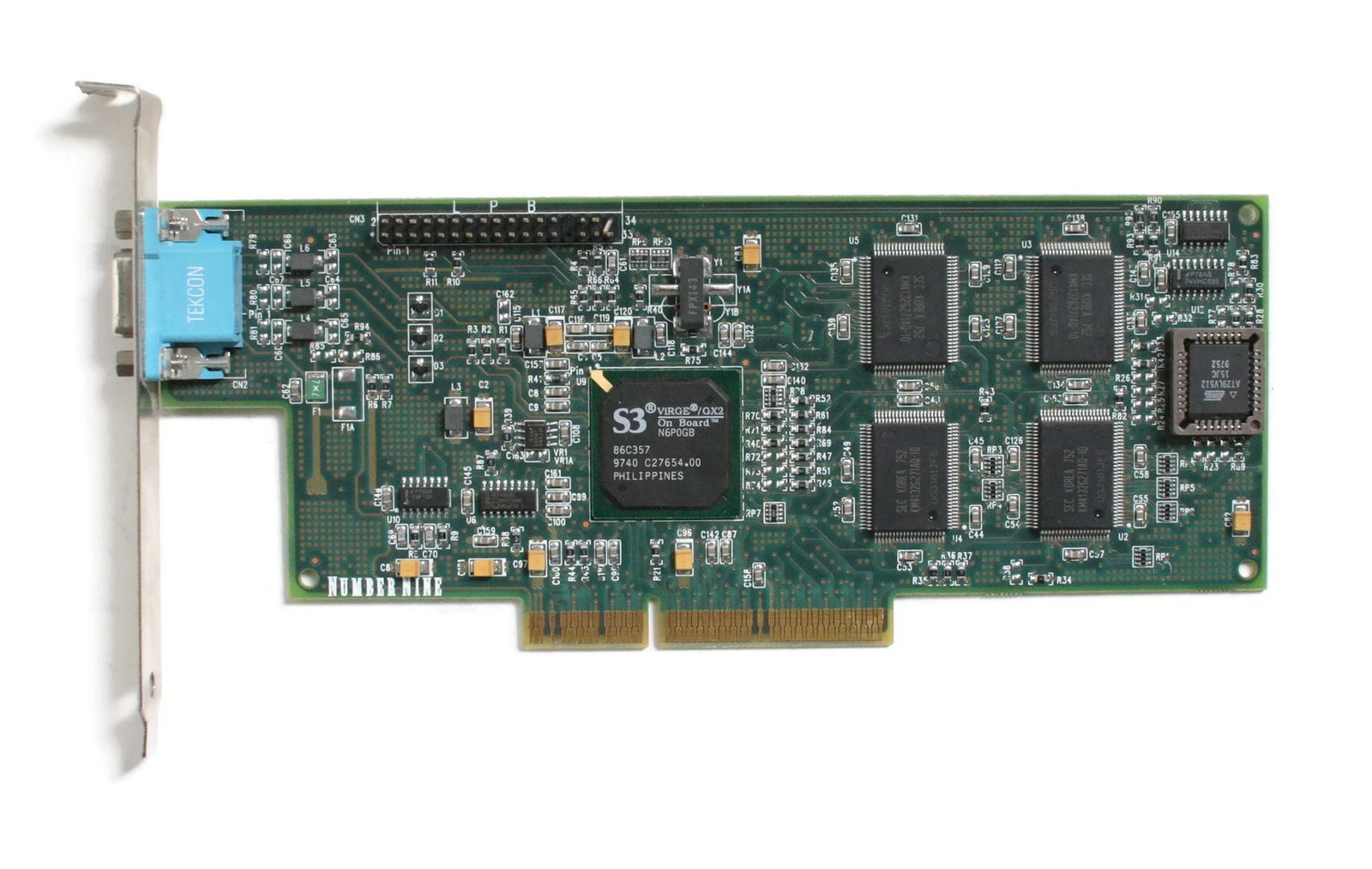 Number nine video card agp, 01-334003-000